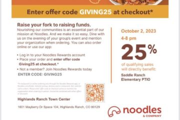 Restaurant Night: Noodles & Co