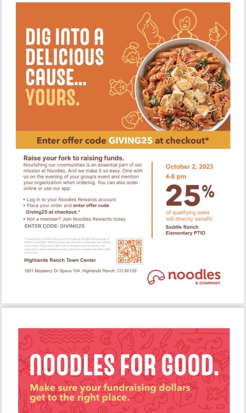 Restaurant Night: Noodles & Co