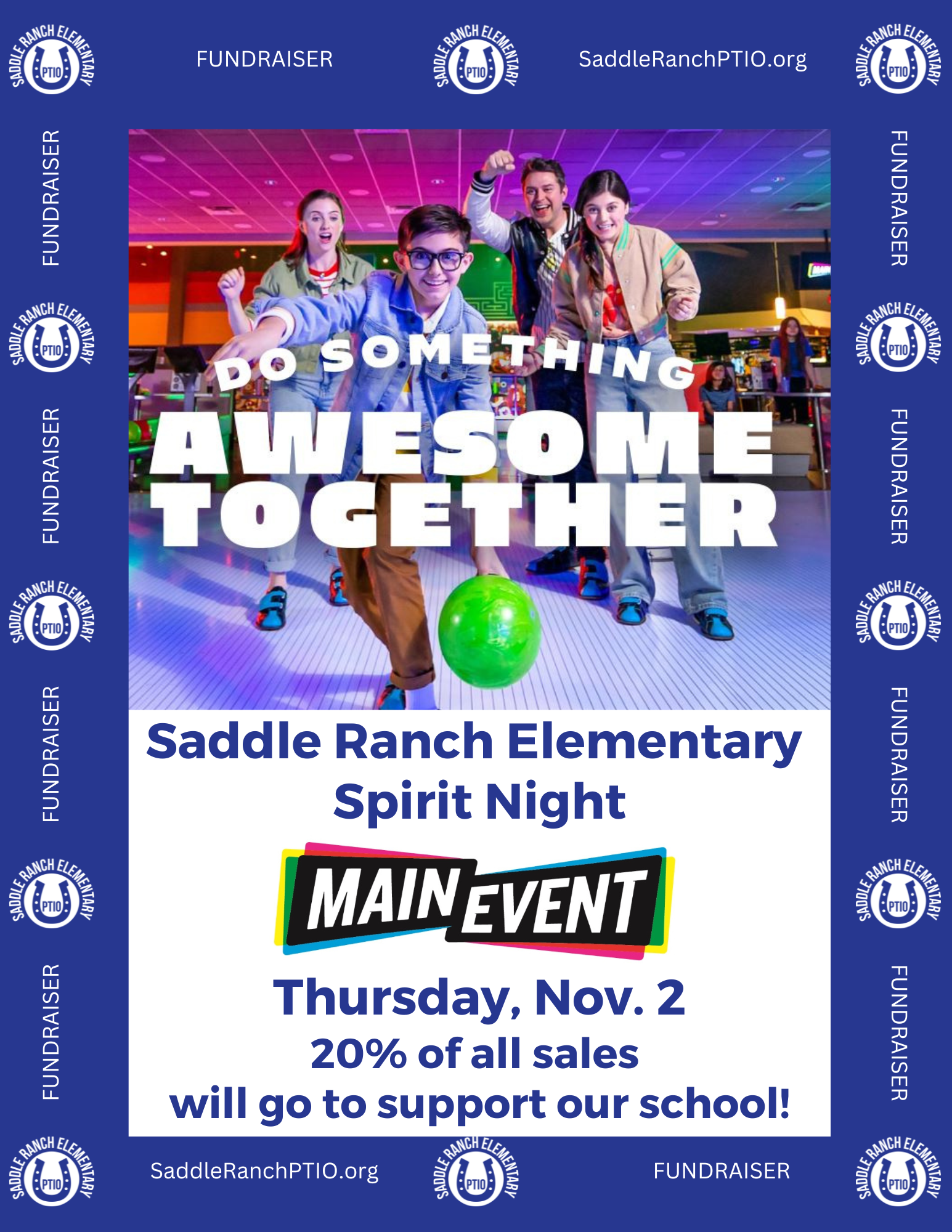 Main Event Saddle Ranch Elementary Spirit Night