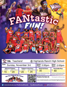 wizards vs highlands Ranch teachers promotional flyer